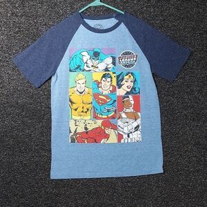 DC Comics Justice League Batman Superman Wonder Woman Small Tee Shirt T-Shirt